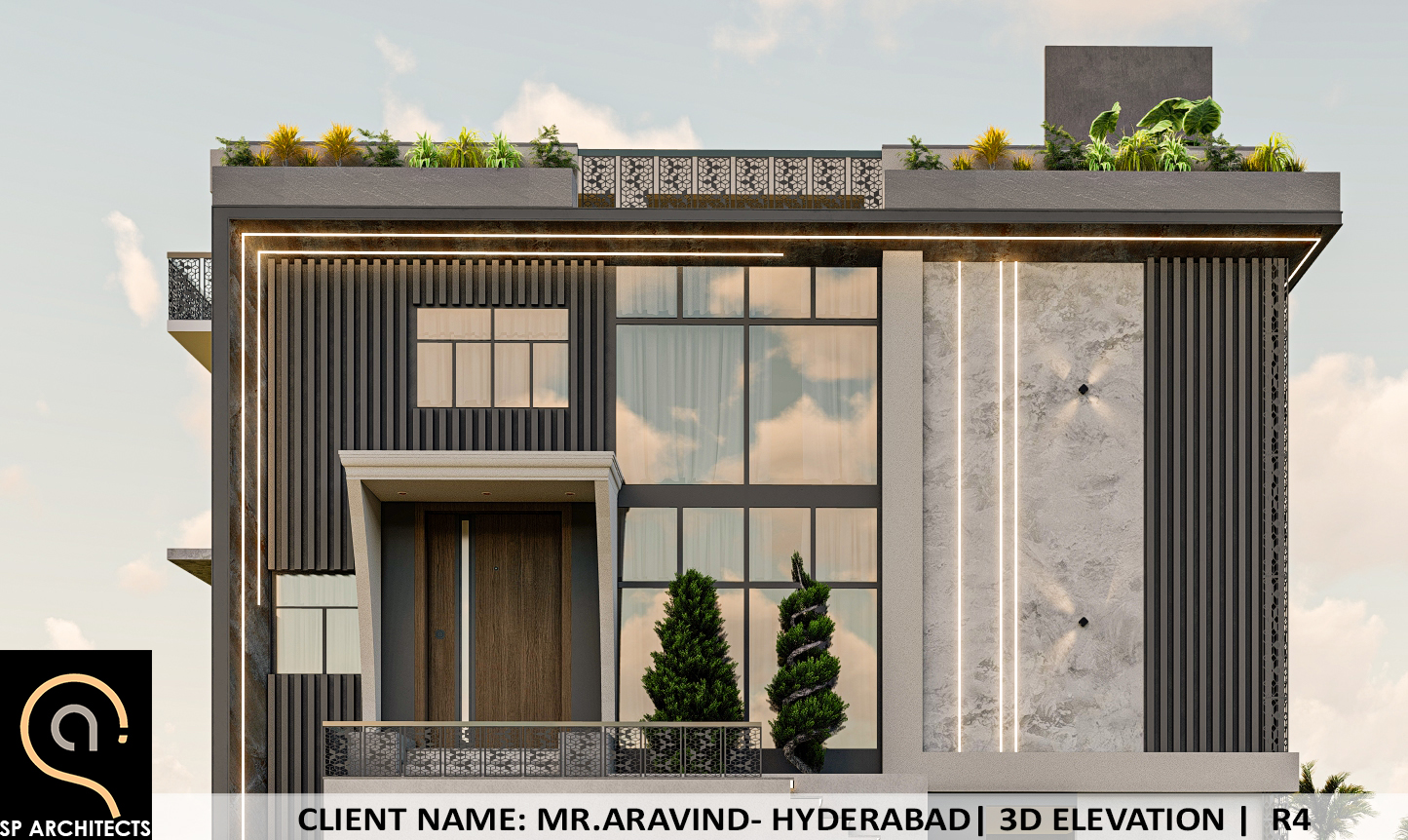 Aravind Residence selected drawing 3